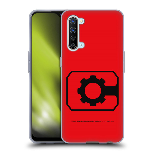 Cyborg DC Comics Logos Geometric Soft Gel Case for OPPO Find X2 Lite 5G