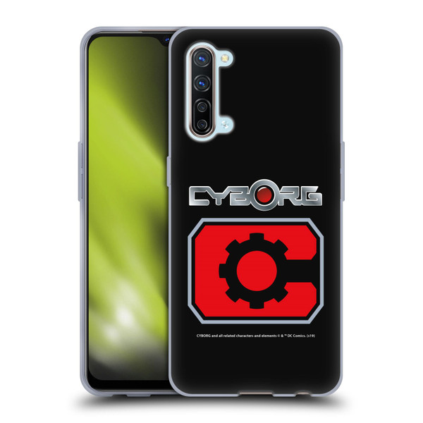 Cyborg DC Comics Logos Retro Soft Gel Case for OPPO Find X2 Lite 5G