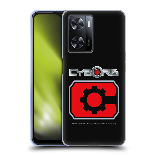 Cyborg DC Comics Logos Retro Soft Gel Case for OPPO A57s