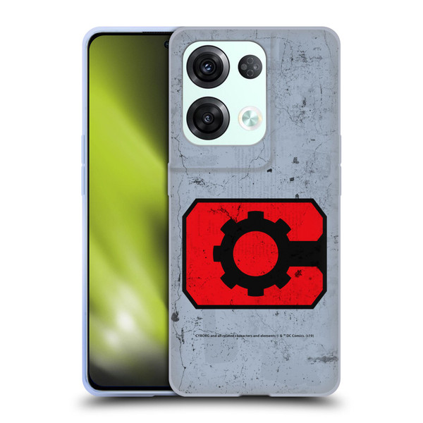 Cyborg DC Comics Logos Classic Soft Gel Case for OPPO Reno8 Pro