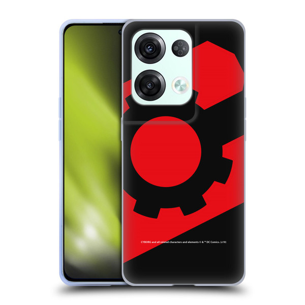 Cyborg DC Comics Logos Geometric 2 Soft Gel Case for OPPO Reno8 Pro