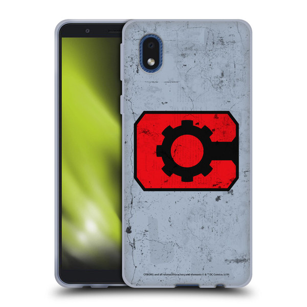 Cyborg DC Comics Logos Classic Soft Gel Case for Samsung Galaxy A01 Core (2020)