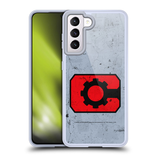 Cyborg DC Comics Logos Classic Soft Gel Case for Samsung Galaxy S21 5G