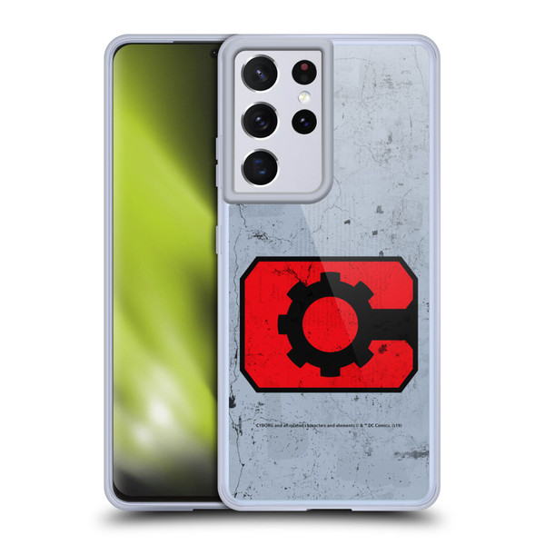 Cyborg DC Comics Logos Classic Soft Gel Case for Samsung Galaxy S21 Ultra 5G