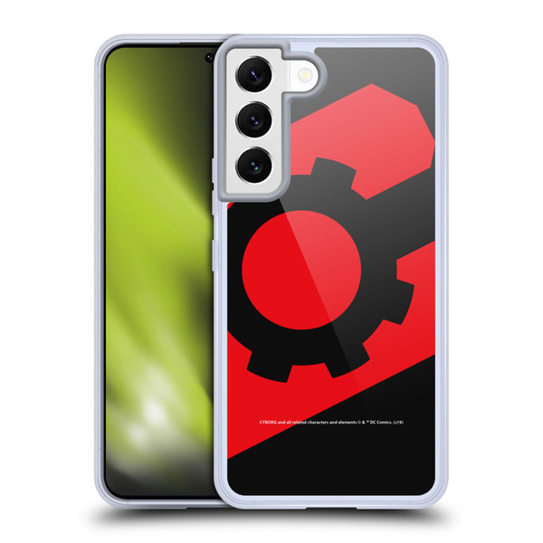 Cyborg DC Comics Logos Geometric 2 Soft Gel Case for Samsung Galaxy S22 5G