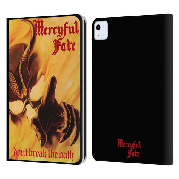 Mercyful Fate Black Metal Don't Break the Oath Leather Book Wallet Case Cover For Apple iPad Air 2020 / 2022