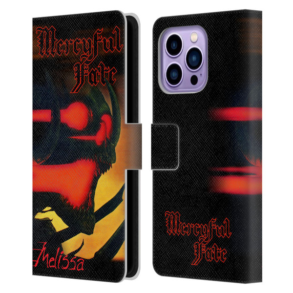 Mercyful Fate Black Metal Melissa Leather Book Wallet Case Cover For Apple iPhone 14 Pro Max