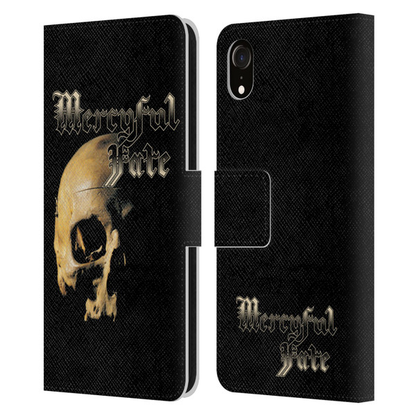 Mercyful Fate Black Metal Skull Leather Book Wallet Case Cover For Apple iPhone XR