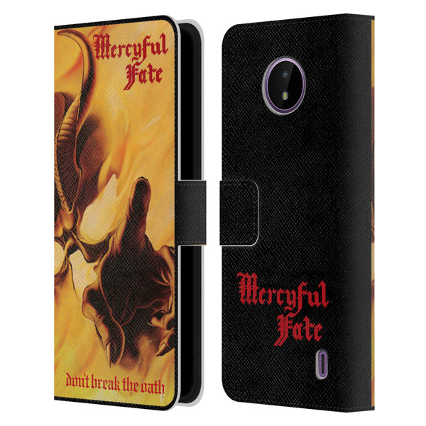 Mercyful Fate Black Metal Don't Break the Oath Leather Book Wallet Case Cover For Nokia C10 / C20