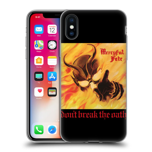 Mercyful Fate Black Metal Don't Break the Oath Soft Gel Case for Apple iPhone X / iPhone XS