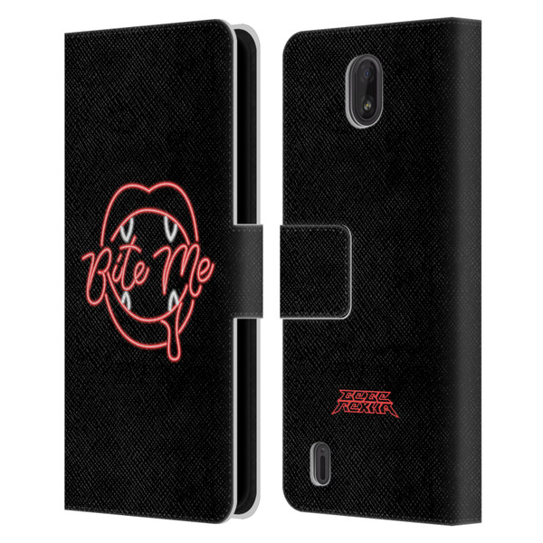 Bebe Rexha Key Art Neon Bite Me Leather Book Wallet Case Cover For Nokia C01 Plus/C1 2nd Edition
