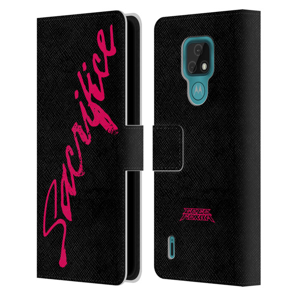 Bebe Rexha Key Art Sacrifice Leather Book Wallet Case Cover For Motorola Moto E7