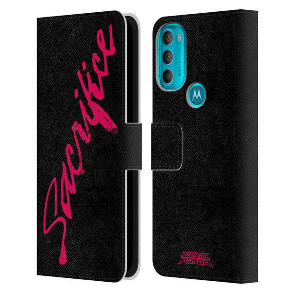 Bebe Rexha Key Art Sacrifice Leather Book Wallet Case Cover For Motorola Moto G71 5G