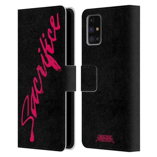 Bebe Rexha Key Art Sacrifice Leather Book Wallet Case Cover For Samsung Galaxy M31s (2020)