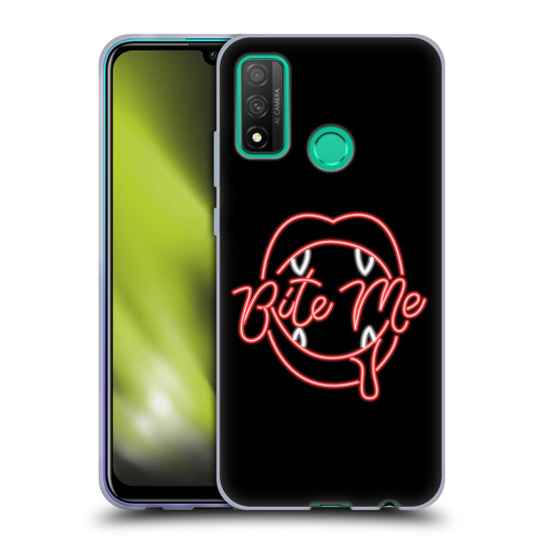 Bebe Rexha Key Art Neon Bite Me Soft Gel Case for Huawei P Smart (2020)