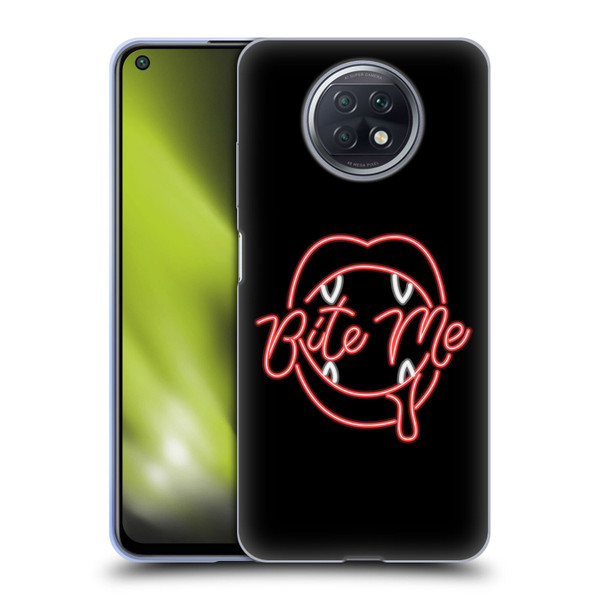 Bebe Rexha Key Art Neon Bite Me Soft Gel Case for Xiaomi Redmi Note 9T 5G