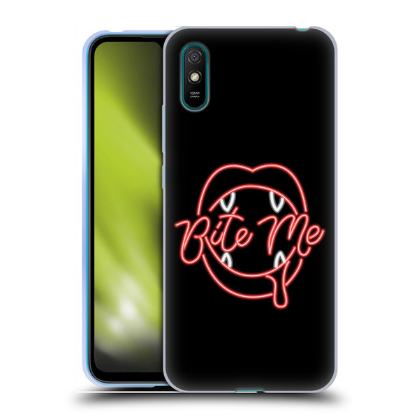 Bebe Rexha Key Art Neon Bite Me Soft Gel Case for Xiaomi Redmi 9A / Redmi 9AT