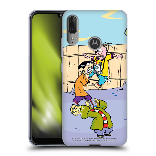 Ed, Edd, n Eddy Graphics Characters Soft Gel Case for Motorola Moto E6 Plus