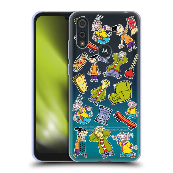 Ed, Edd, n Eddy Graphics Icons Soft Gel Case for Motorola Moto E6s (2020)