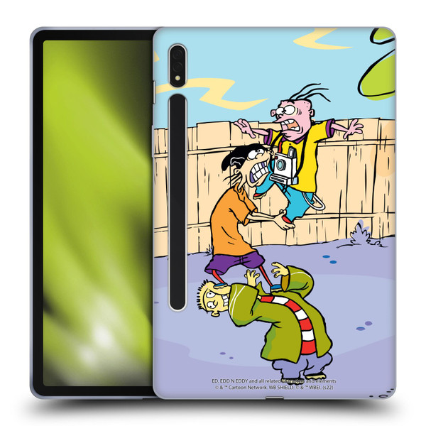 Ed, Edd, n Eddy Graphics Characters Soft Gel Case for Samsung Galaxy Tab S8
