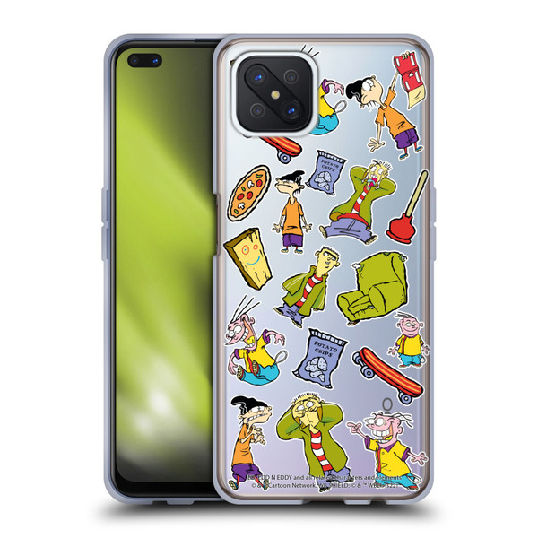Ed, Edd, n Eddy Graphics Icons Soft Gel Case for OPPO Reno4 Z 5G