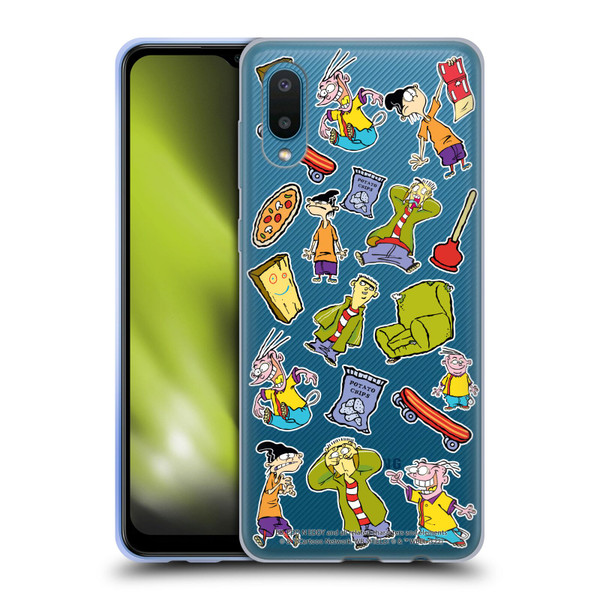 Ed, Edd, n Eddy Graphics Icons Soft Gel Case for Samsung Galaxy A02/M02 (2021)