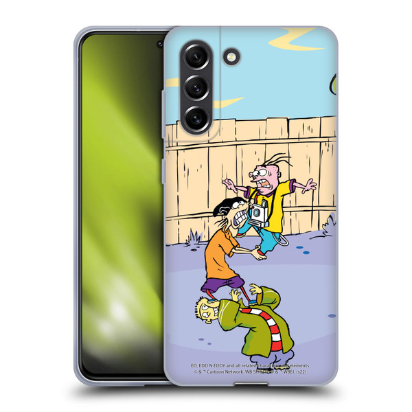 Ed, Edd, n Eddy Graphics Characters Soft Gel Case for Samsung Galaxy S21 FE 5G