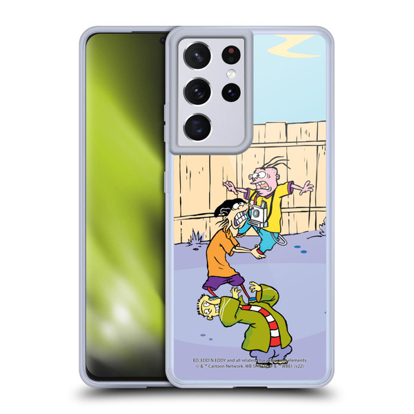 Ed, Edd, n Eddy Graphics Characters Soft Gel Case for Samsung Galaxy S21 Ultra 5G