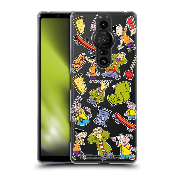 Ed, Edd, n Eddy Graphics Icons Soft Gel Case for Sony Xperia Pro-I