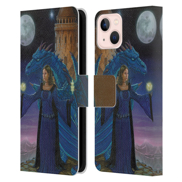Ed Beard Jr Dragon Friendship Destiny Leather Book Wallet Case Cover For Apple iPhone 13