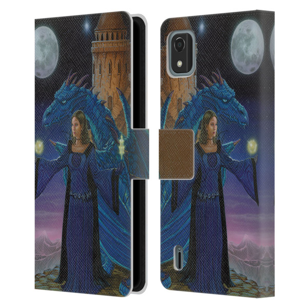 Ed Beard Jr Dragon Friendship Destiny Leather Book Wallet Case Cover For Nokia C2 2nd Edition