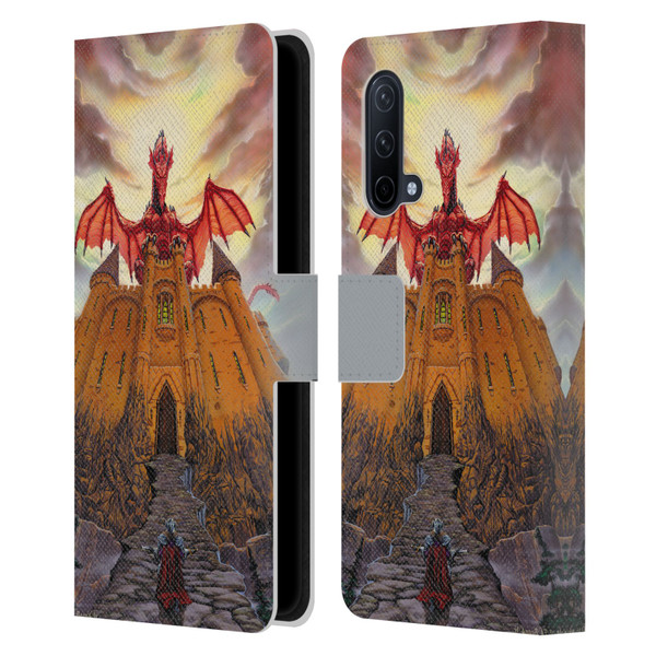Ed Beard Jr Dragon Friendship Lord Magic Castle Leather Book Wallet Case Cover For OnePlus Nord CE 5G