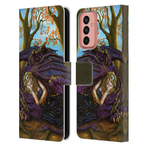 Ed Beard Jr Dragon Friendship Escape To The Land Of Nod Leather Book Wallet Case Cover For Samsung Galaxy M13 (2022)