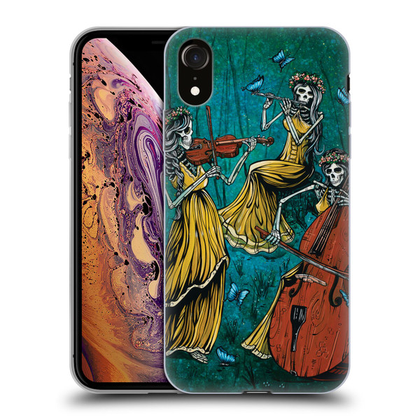 David Lozeau Colourful Art Three Female Soft Gel Case for Apple iPhone XR