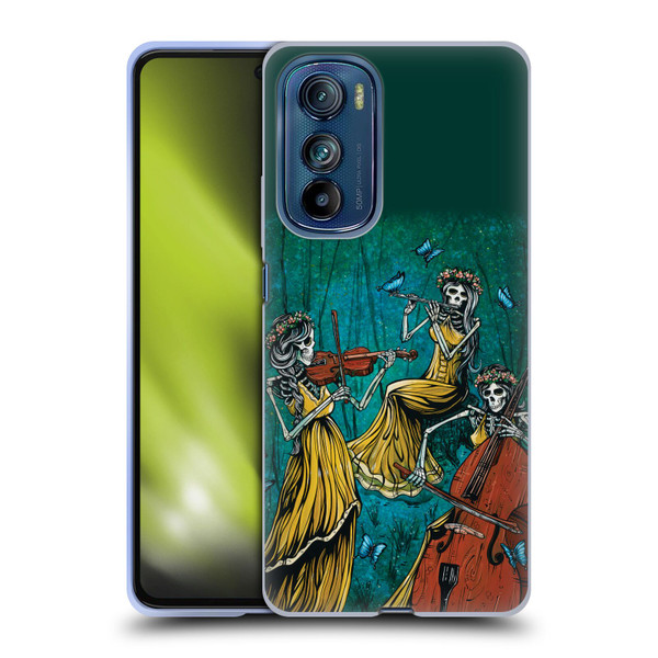 David Lozeau Colourful Art Three Female Soft Gel Case for Motorola Edge 30