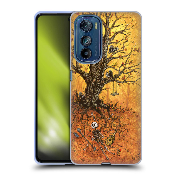 David Lozeau Colourful Art Tree Of Life Soft Gel Case for Motorola Edge 30