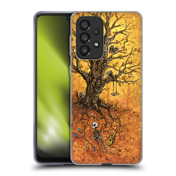 David Lozeau Colourful Art Tree Of Life Soft Gel Case for Samsung Galaxy A33 5G (2022)