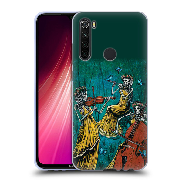 David Lozeau Colourful Art Three Female Soft Gel Case for Xiaomi Redmi Note 8T