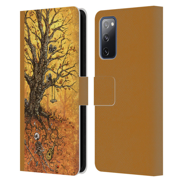 David Lozeau Colourful Art Tree Of Life Leather Book Wallet Case Cover For Samsung Galaxy S20 FE / 5G