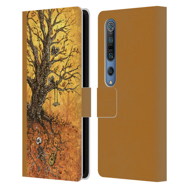 David Lozeau Colourful Art Tree Of Life Leather Book Wallet Case Cover For Xiaomi Mi 10 5G / Mi 10 Pro 5G