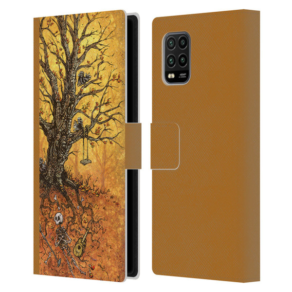 David Lozeau Colourful Art Tree Of Life Leather Book Wallet Case Cover For Xiaomi Mi 10 Lite 5G