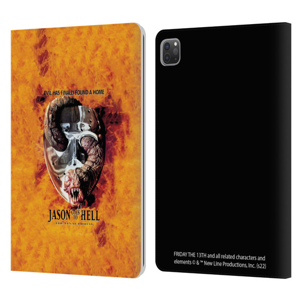 Friday the 13th: Jason Goes To Hell Graphics Key Art Leather Book Wallet Case Cover For Apple iPad Pro 11 2020 / 2021 / 2022