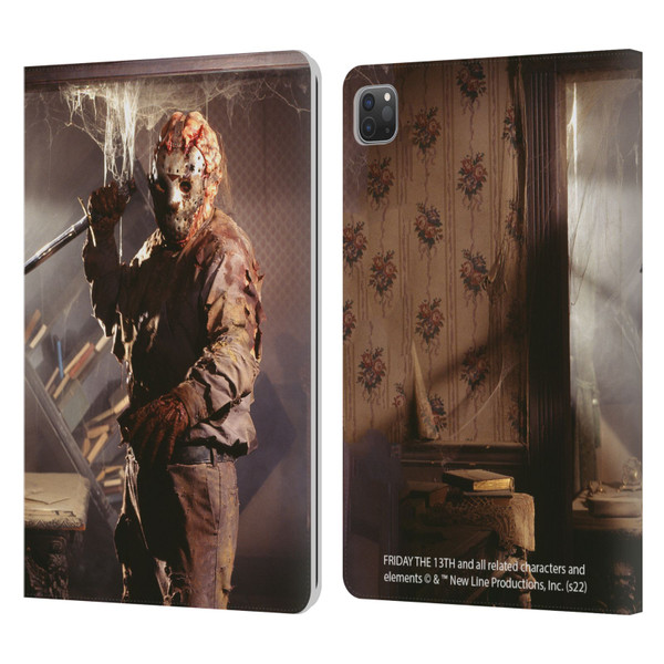 Friday the 13th: Jason Goes To Hell Graphics Jason Voorhees 2 Leather Book Wallet Case Cover For Apple iPad Pro 11 2020 / 2021 / 2022