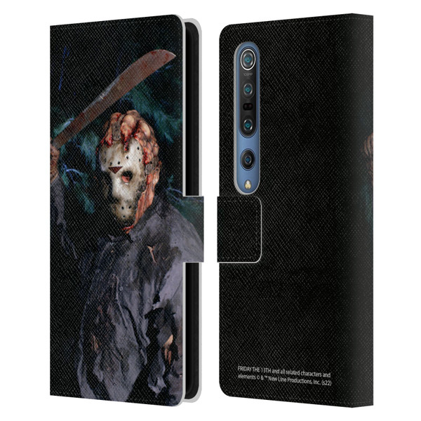 Friday the 13th: Jason Goes To Hell Graphics Jason Voorhees Leather Book Wallet Case Cover For Xiaomi Mi 10 5G / Mi 10 Pro 5G