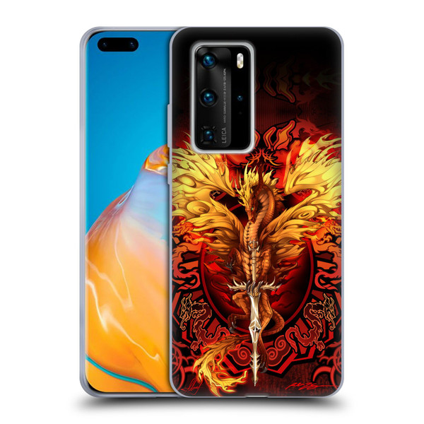 Ruth Thompson Dragons Flameblade Soft Gel Case for Huawei P40 Pro / P40 Pro Plus 5G