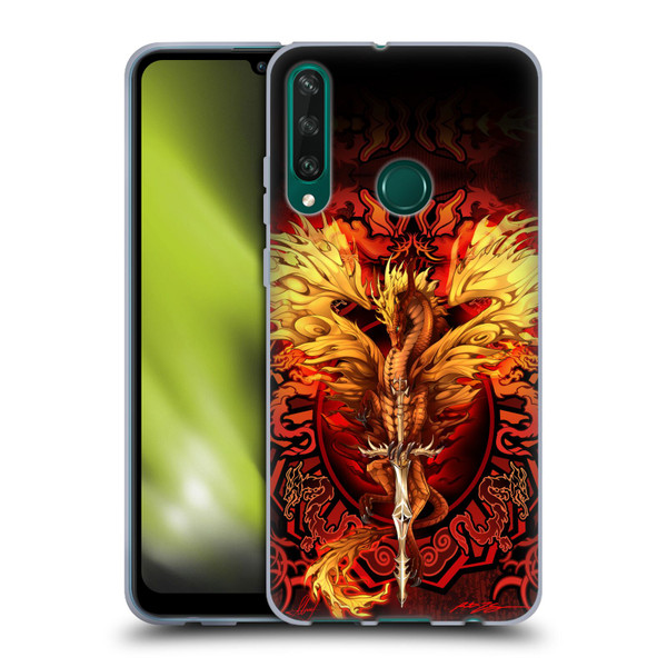 Ruth Thompson Dragons Flameblade Soft Gel Case for Huawei Y6p