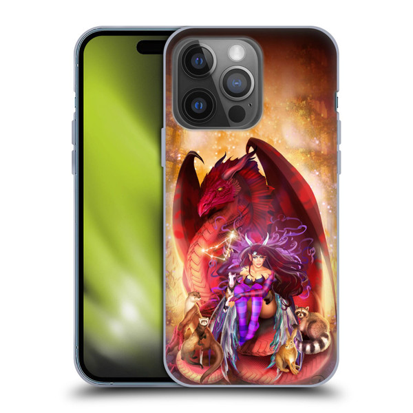 Ruth Thompson Dragons Capricorn Soft Gel Case for Apple iPhone 14 Pro