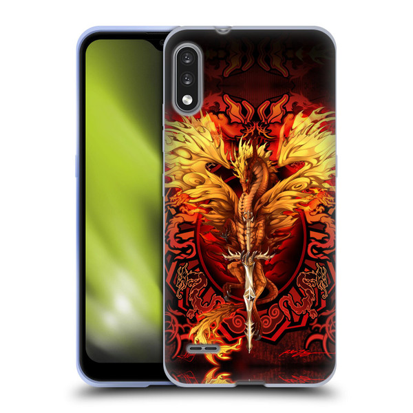 Ruth Thompson Dragons Flameblade Soft Gel Case for LG K22