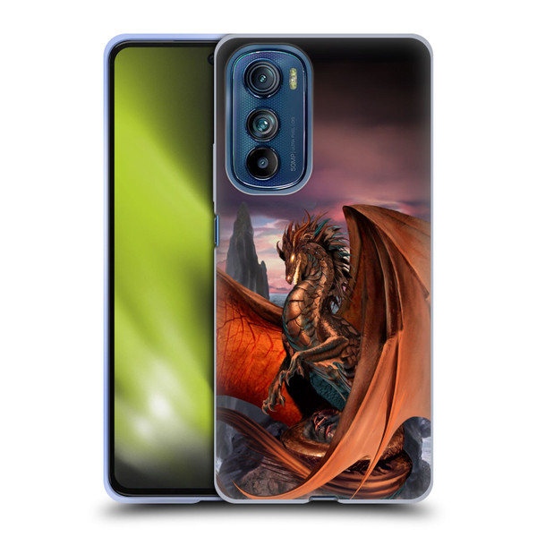 Ruth Thompson Dragons Coppervein Soft Gel Case for Motorola Edge 30