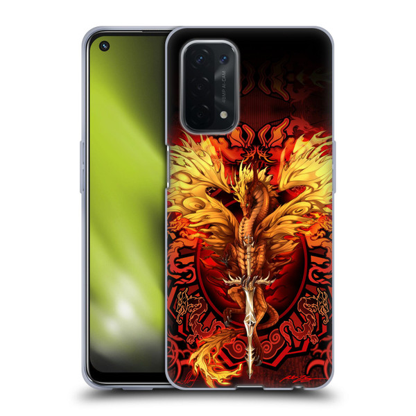 Ruth Thompson Dragons Flameblade Soft Gel Case for OPPO A54 5G